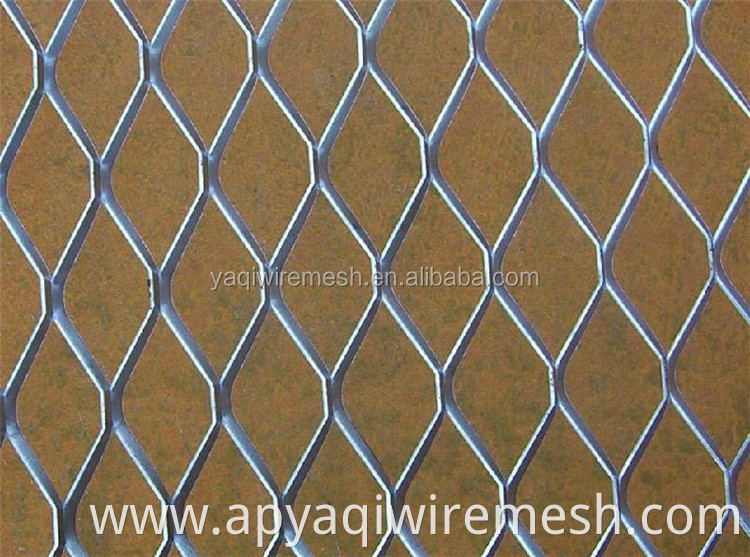 diamond stretched expanded metal polished stainless steel expanded metal mesh